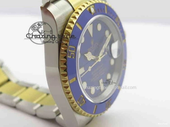 MiroTime 0410 Functional Submariner 116613 LB JF 1:1 Best Edition Blue Dial On SS YG Bracelet SH 3724